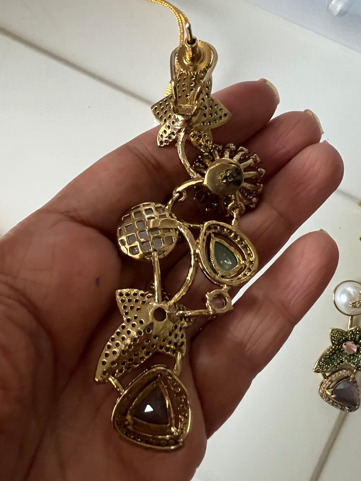 Designer Necklace with Statement Long Earrings - Unmatched Quality and Style