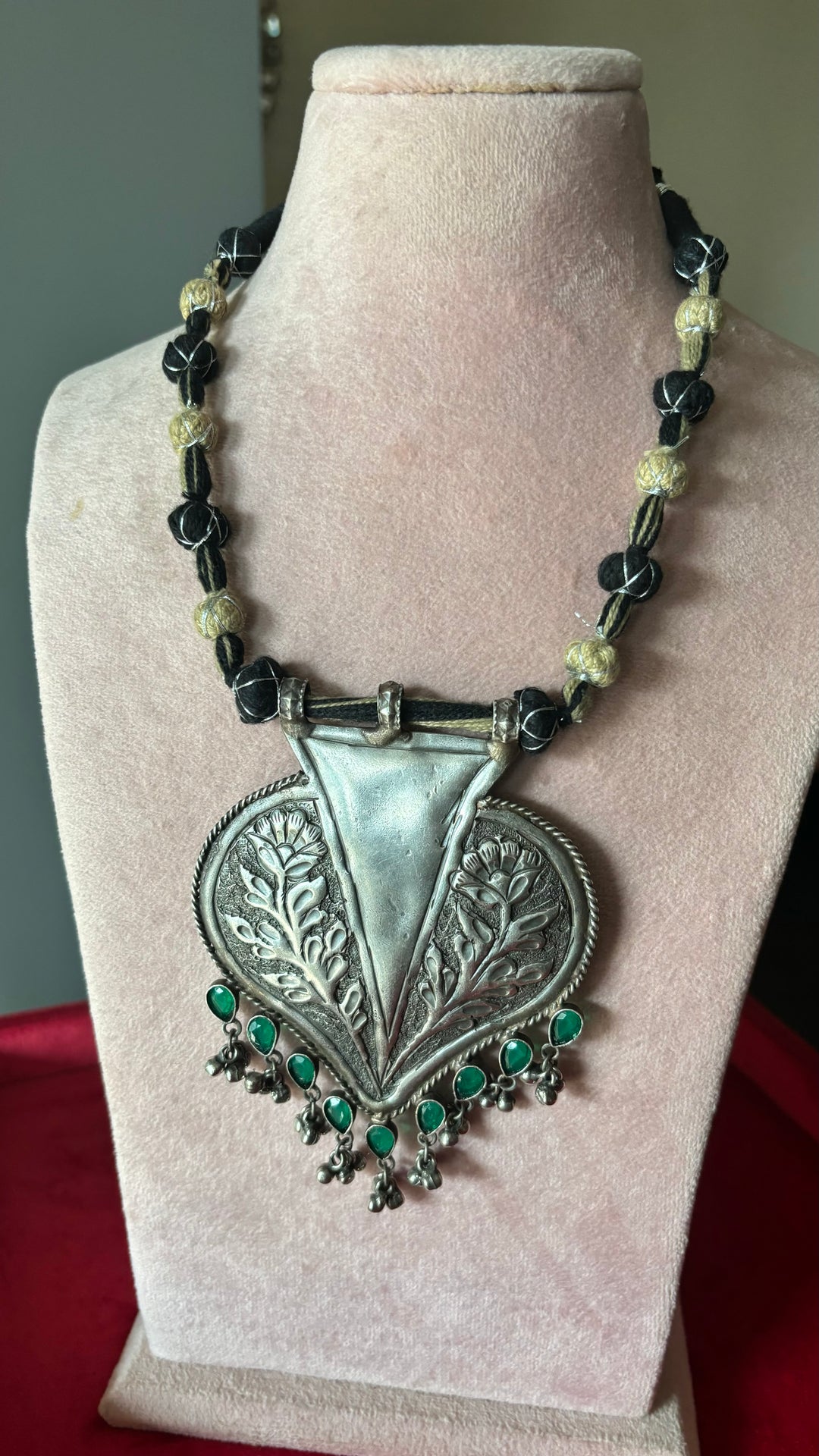 Statement Antique Pendant Necklace - A Timeless Masterpiece