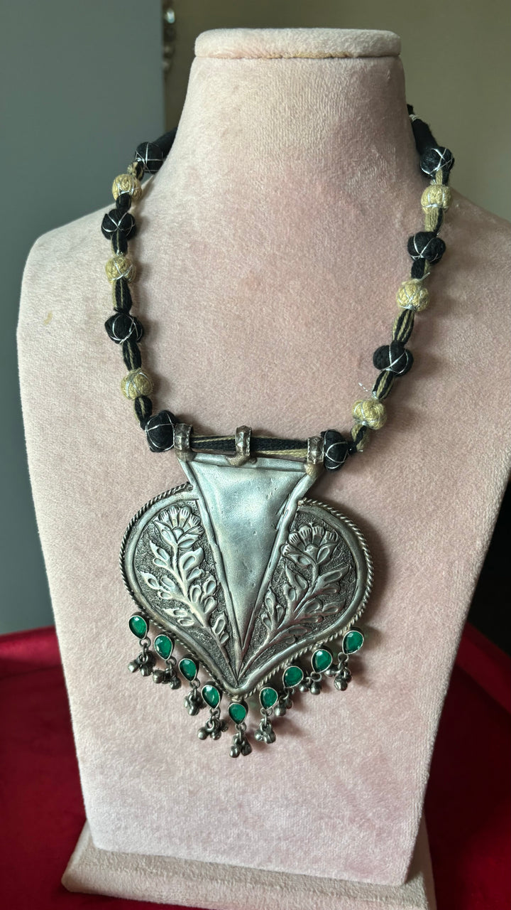 Statement Antique Pendant Necklace - A Timeless Masterpiece