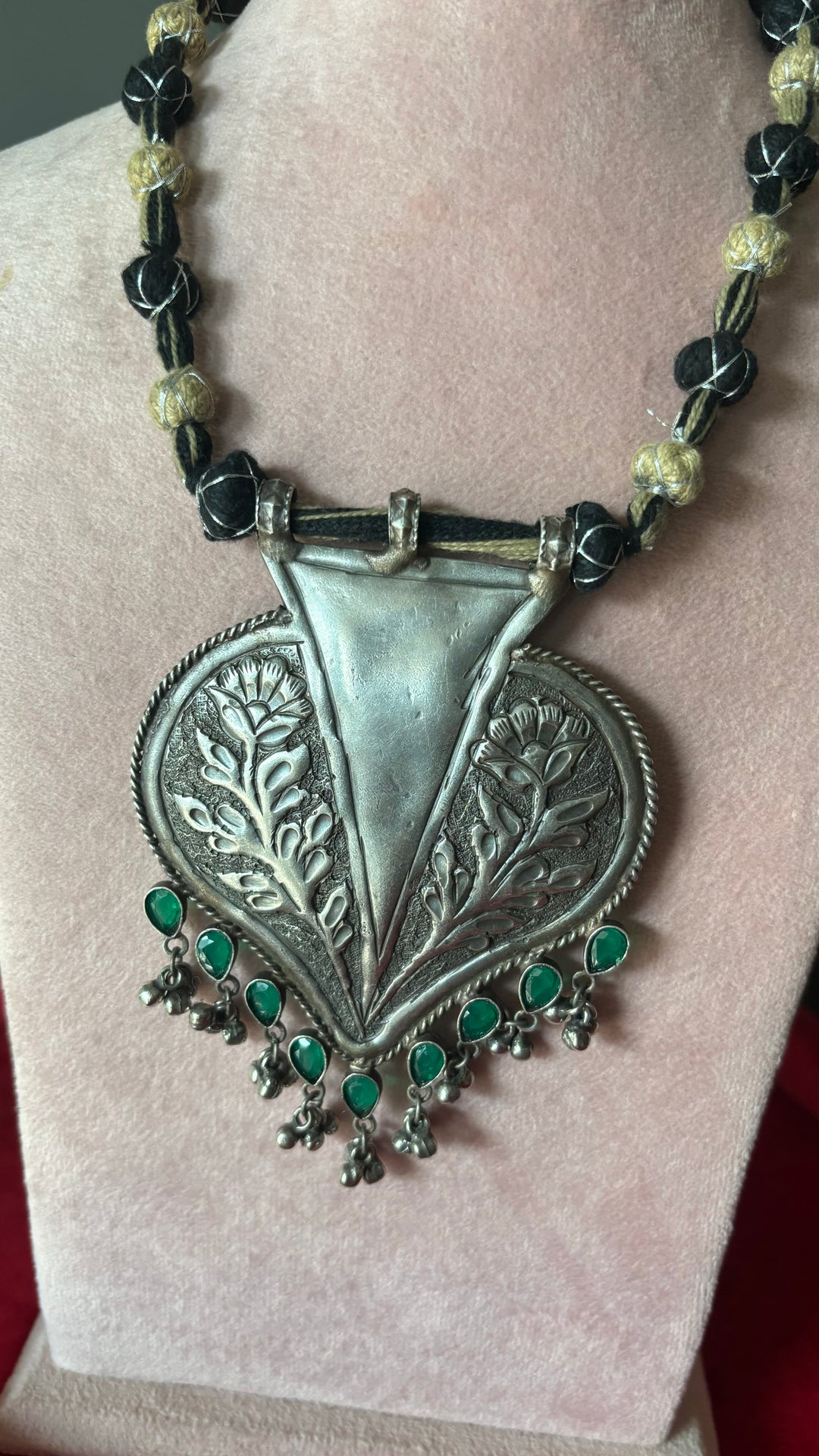 Statement Antique Pendant Necklace - A Timeless Masterpiece