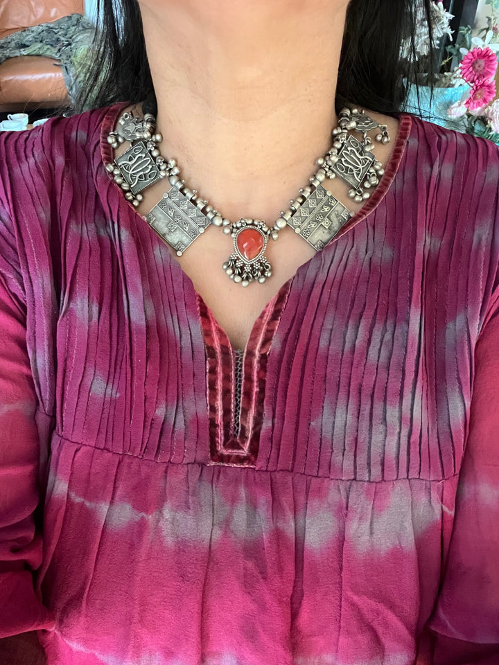 Statement Necklace with Earrings