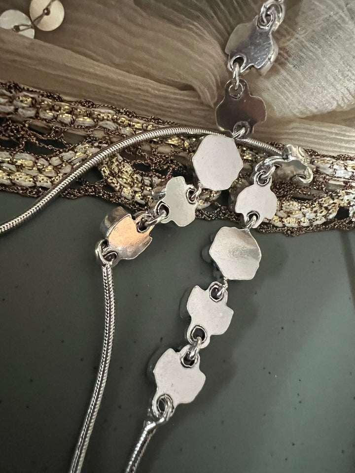 Pure 925 Silver Anklets- Set of 2