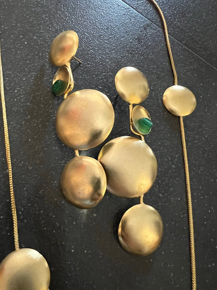 Asymmetric Designer Long Necklace Set - Unmatched Quality and Style