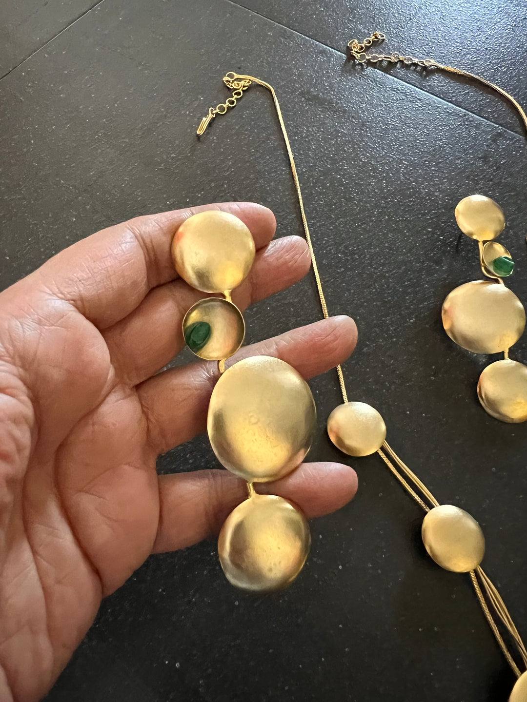 Asymmetric Designer Long Necklace Set - Unmatched Quality and Style