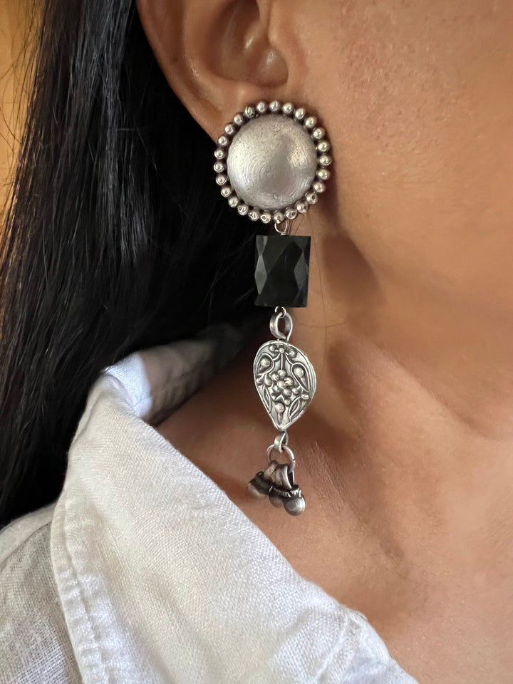 Cut Stone Tribal Earrings - Premium Quality, Exquisite Craftsmanship