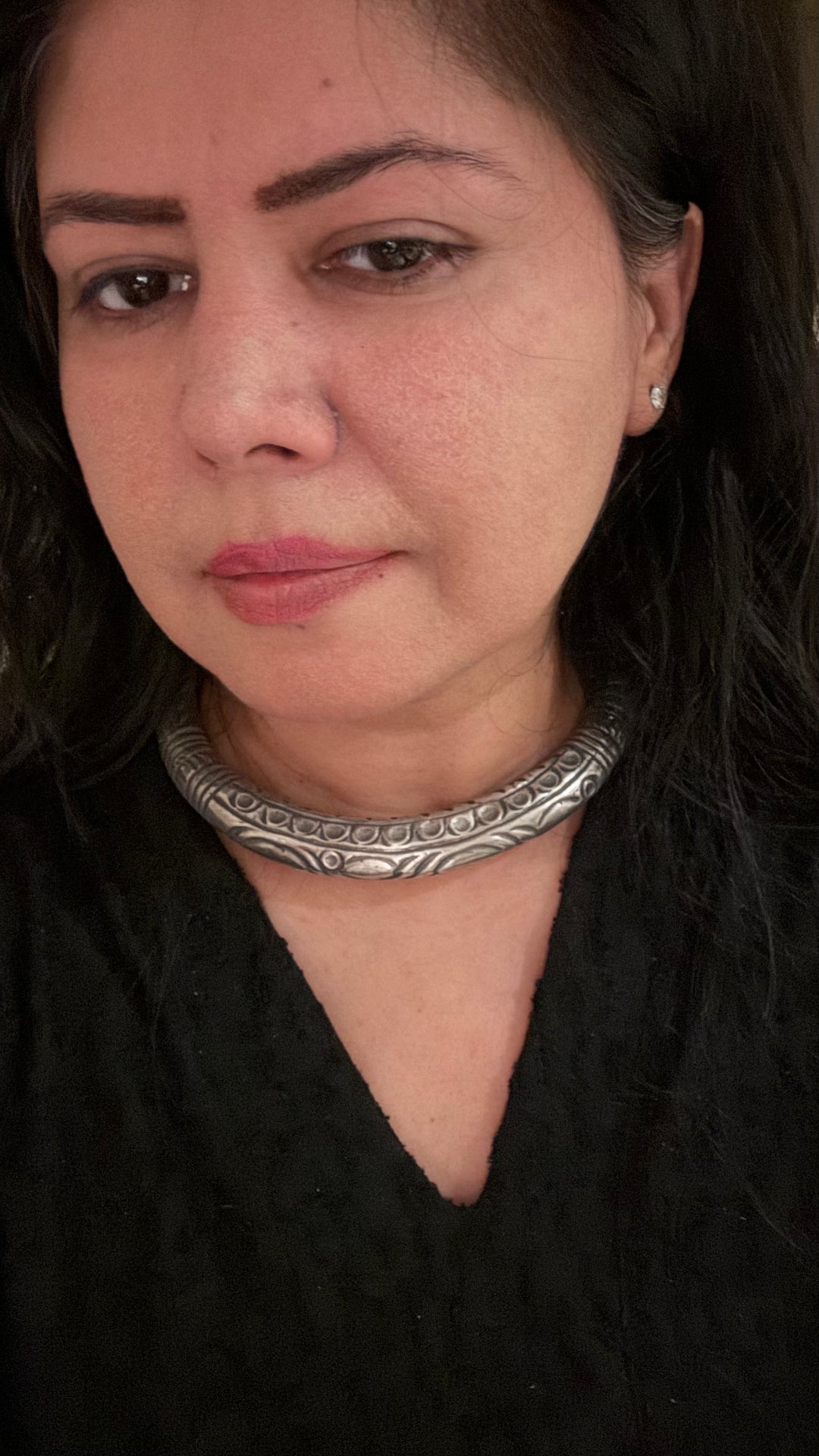 Antique Brass Hasli Necklace - A Timeless Masterpiece