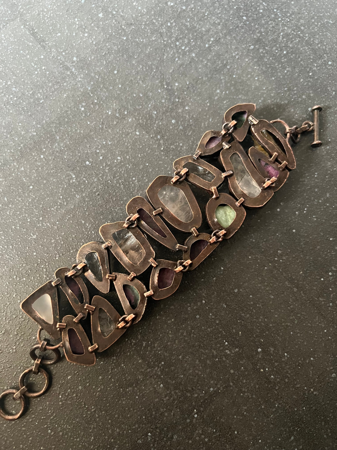 Statement Natural Gemstones Bracelet