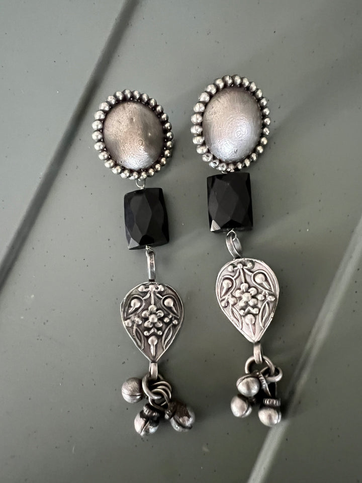 Cut Stone Tribal Earrings - Premium Quality, Exquisite Craftsmanship