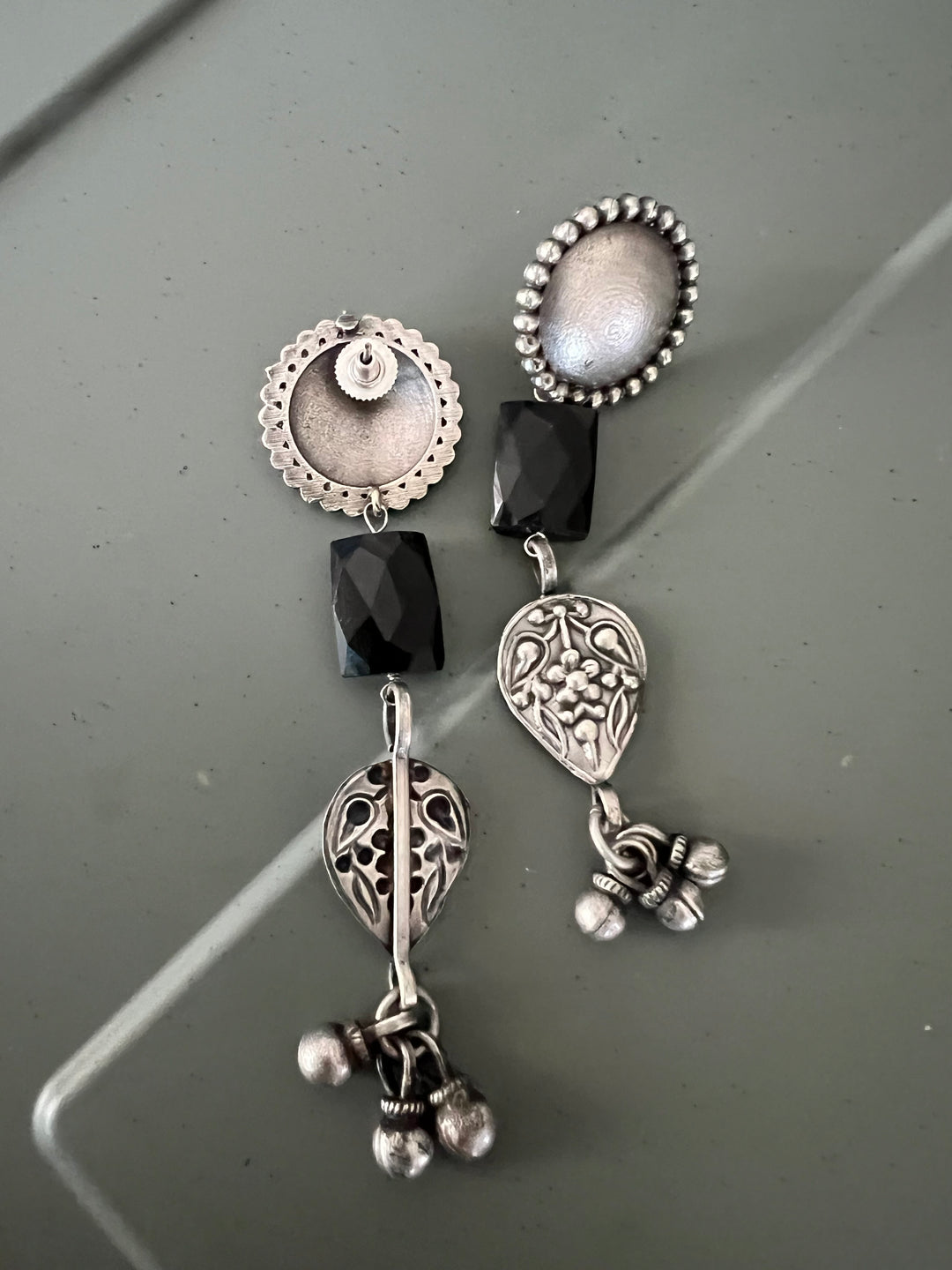 Cut Stone Tribal Earrings - Premium Quality, Exquisite Craftsmanship