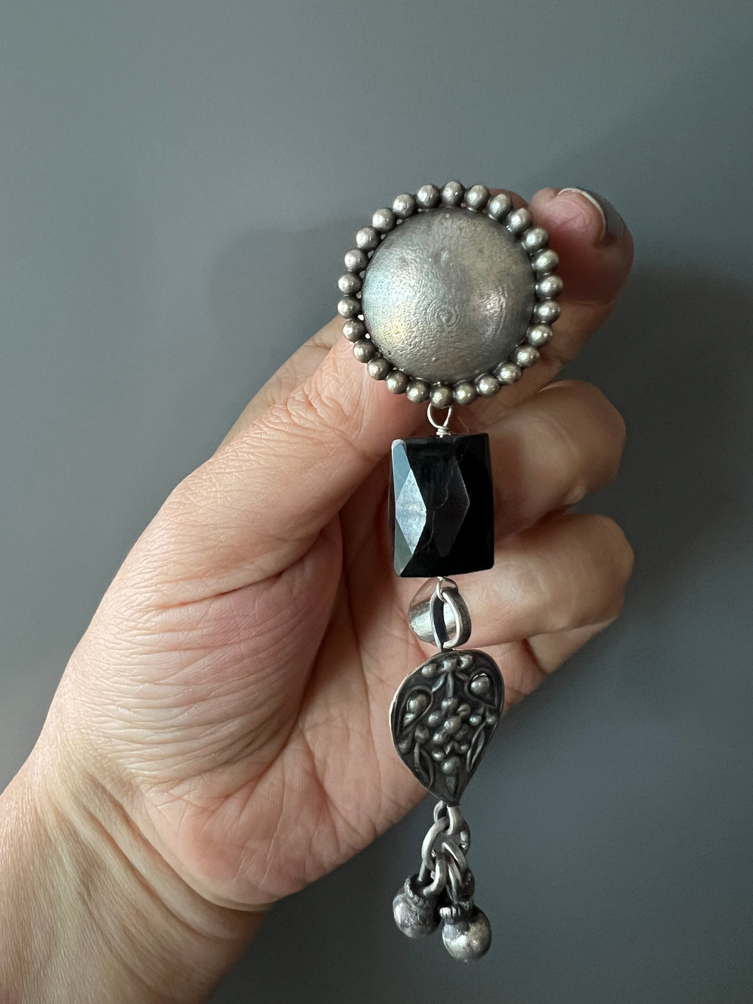 Cut Stone Tribal Earrings - Premium Quality, Exquisite Craftsmanship