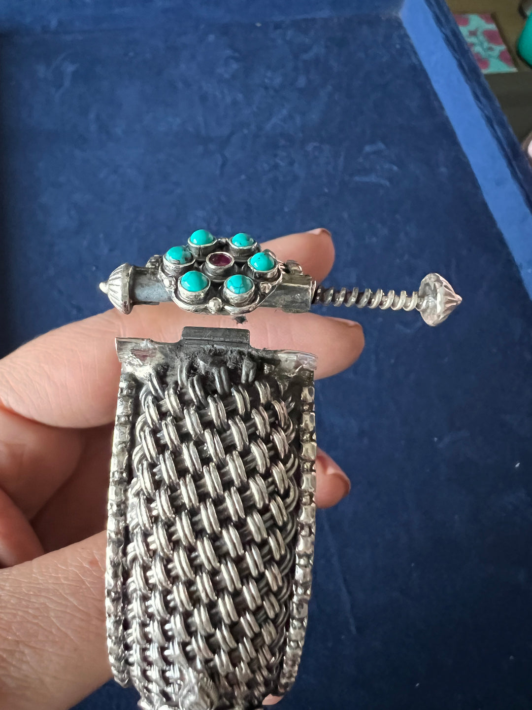 Turquoise Silver Bangle - Elegance in Sterling Silver