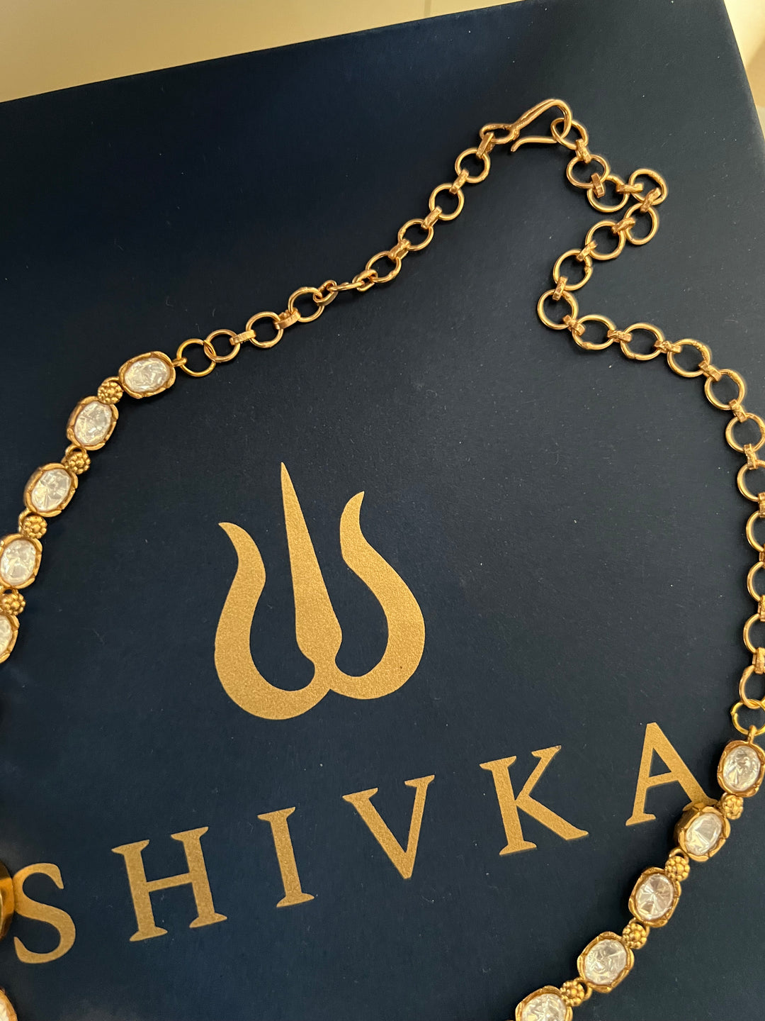 SHIVKA Multicolor Gemstone Short Necklace Set | Rose Quartz | Kundan | Bridal Set