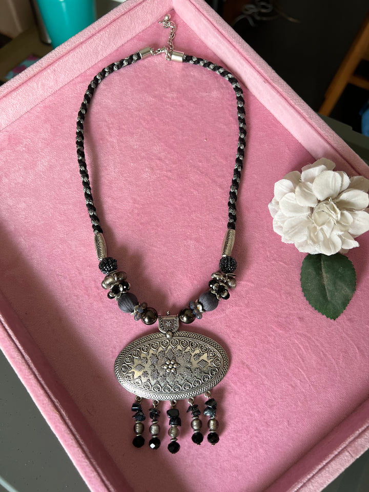 Tribal Brass Pendant Necklace - Exquisite Craftsmanship