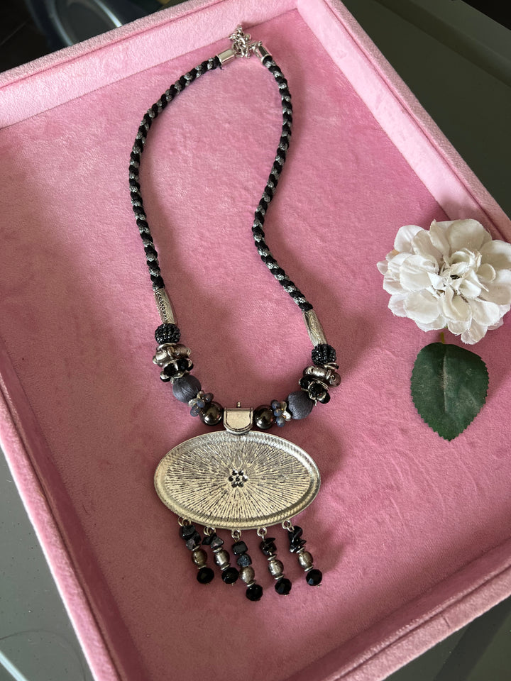 Tribal Brass Pendant Necklace - Exquisite Craftsmanship