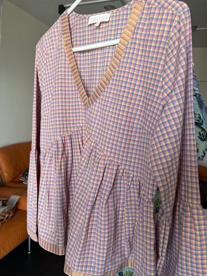 Checkered Cotton Top