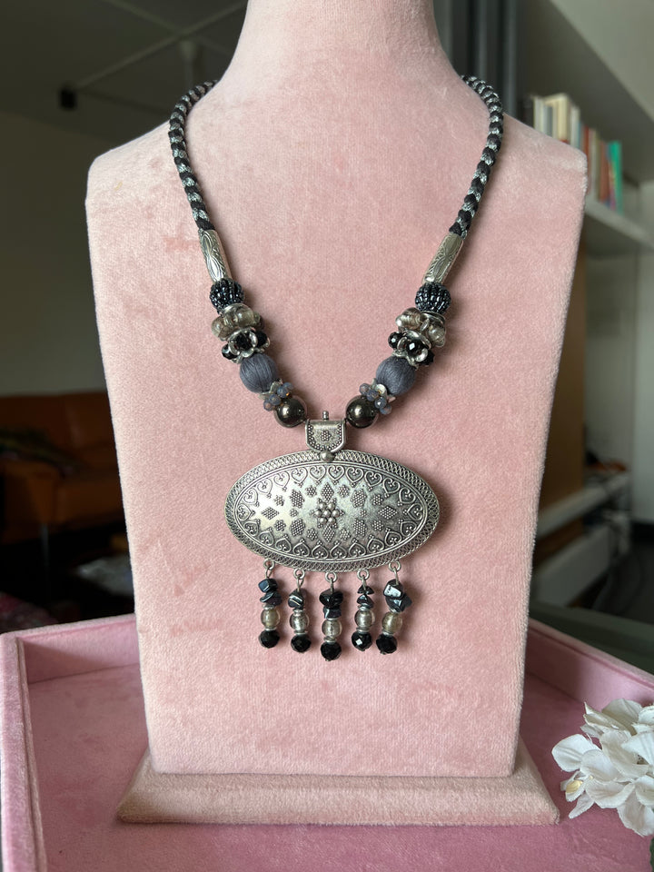 Tribal Brass Pendant Necklace - Exquisite Craftsmanship