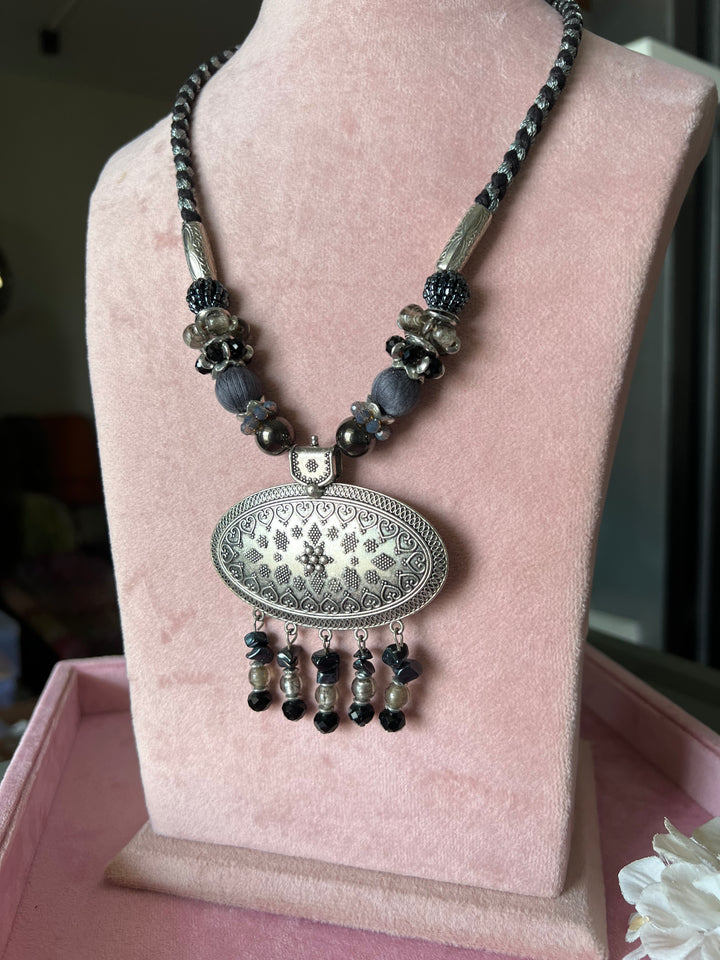 Tribal Brass Pendant Necklace - Exquisite Craftsmanship