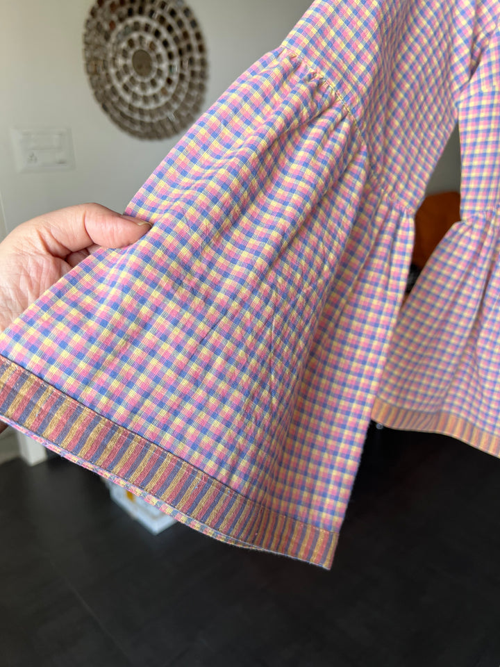 Checkered Cotton Top