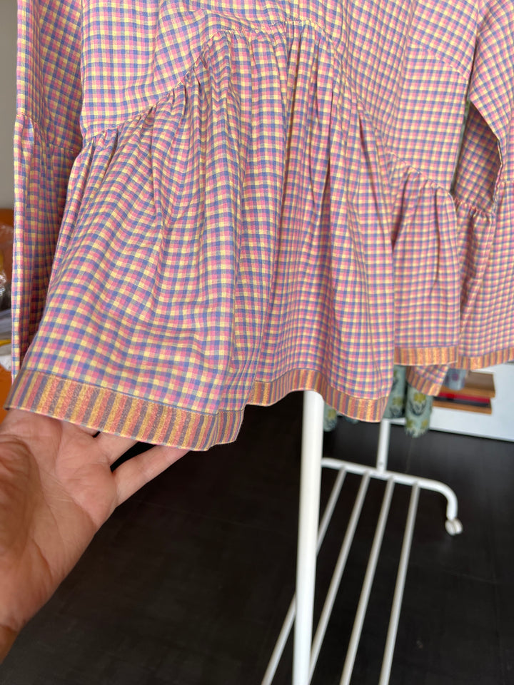 Checkered Cotton Top