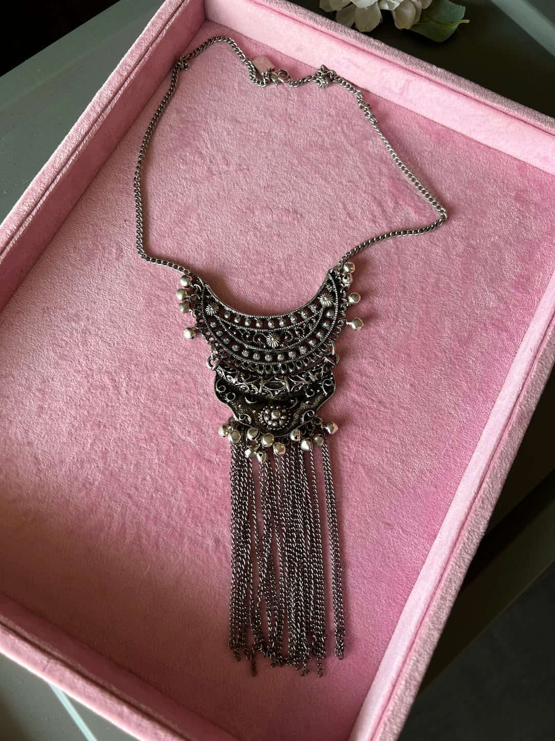 Exquisite Tribal Brass Necklace