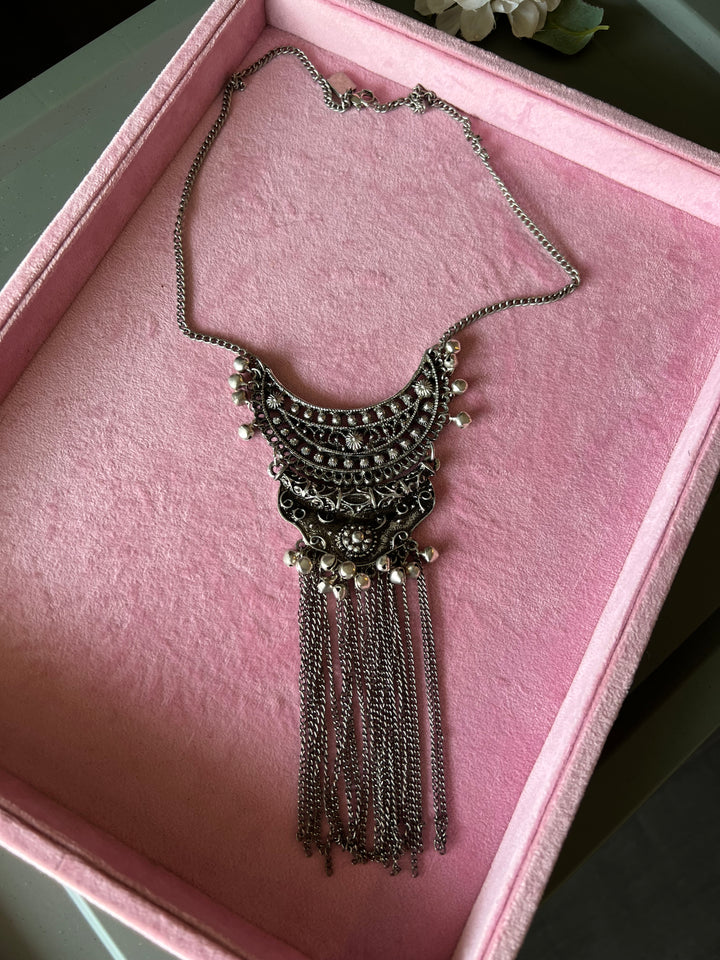 Exquisite Tribal Brass Necklace