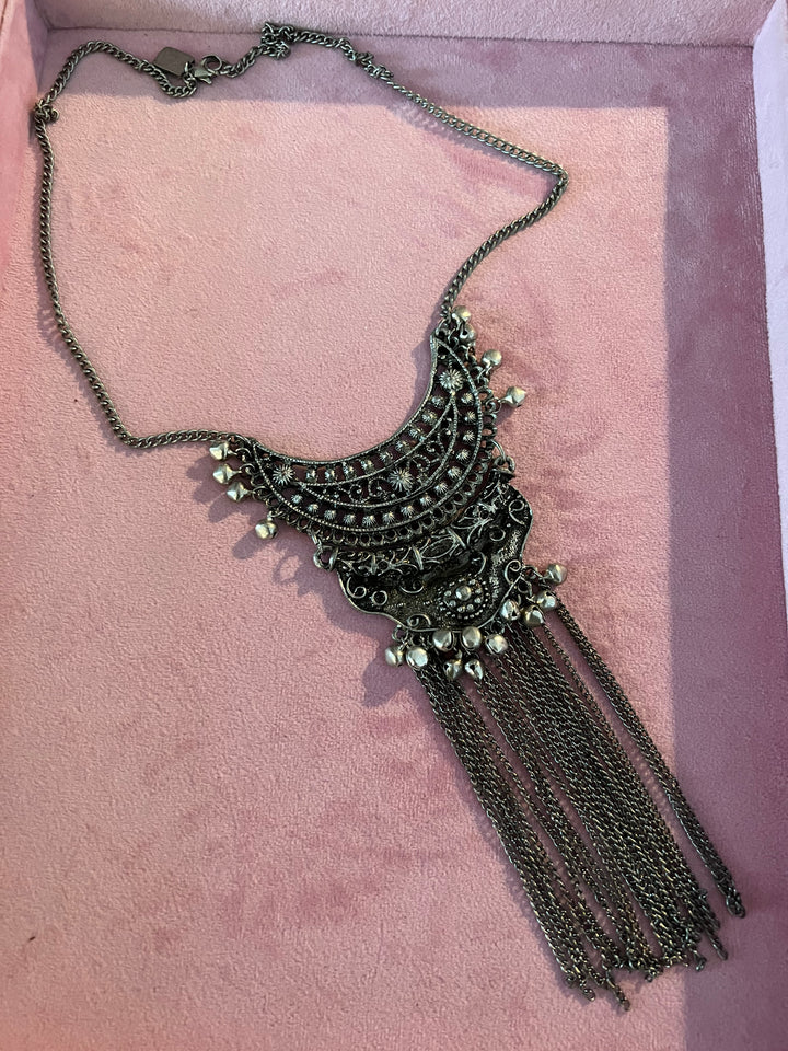 Exquisite Tribal Brass Necklace
