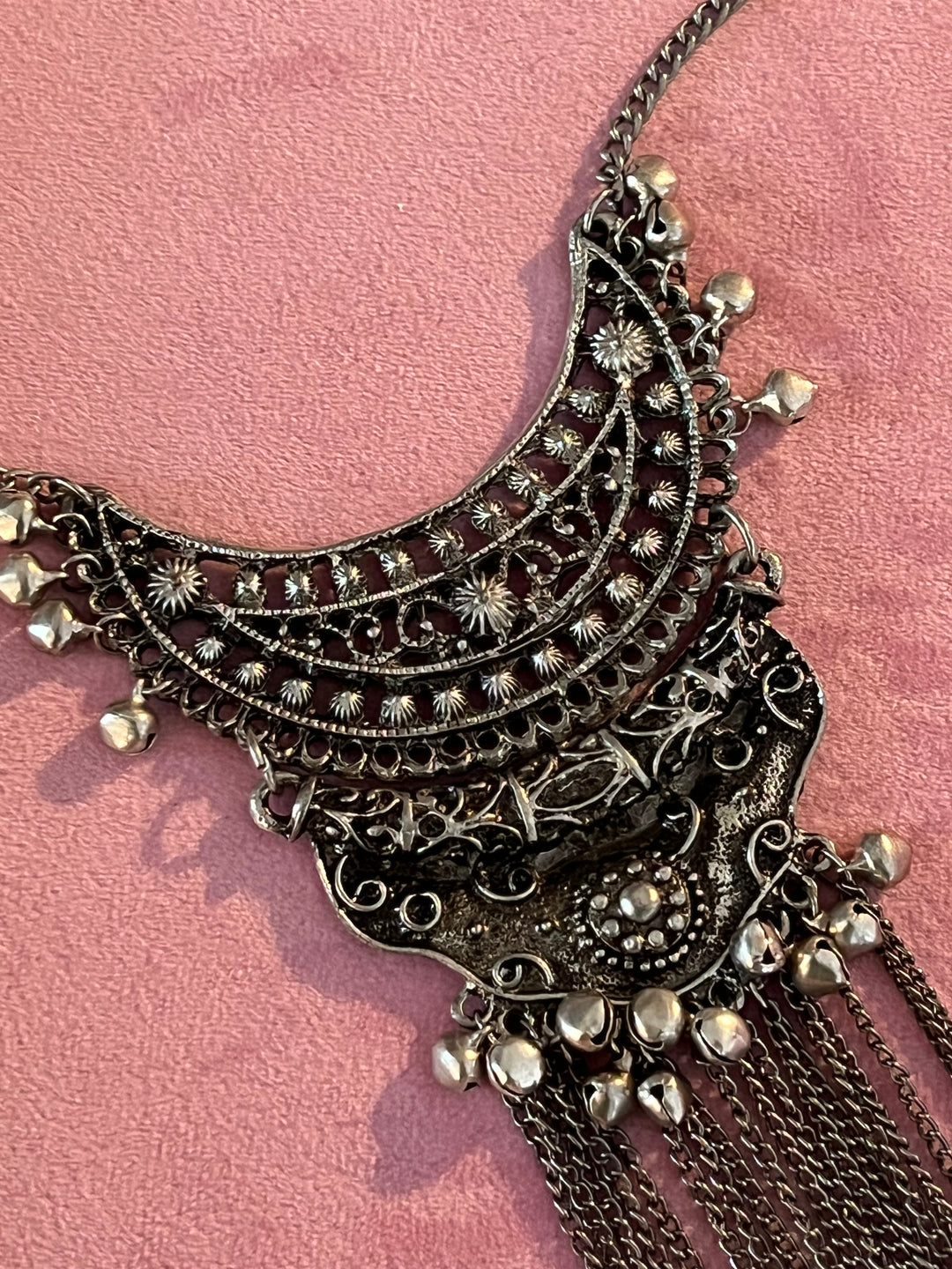 Exquisite Tribal Brass Necklace