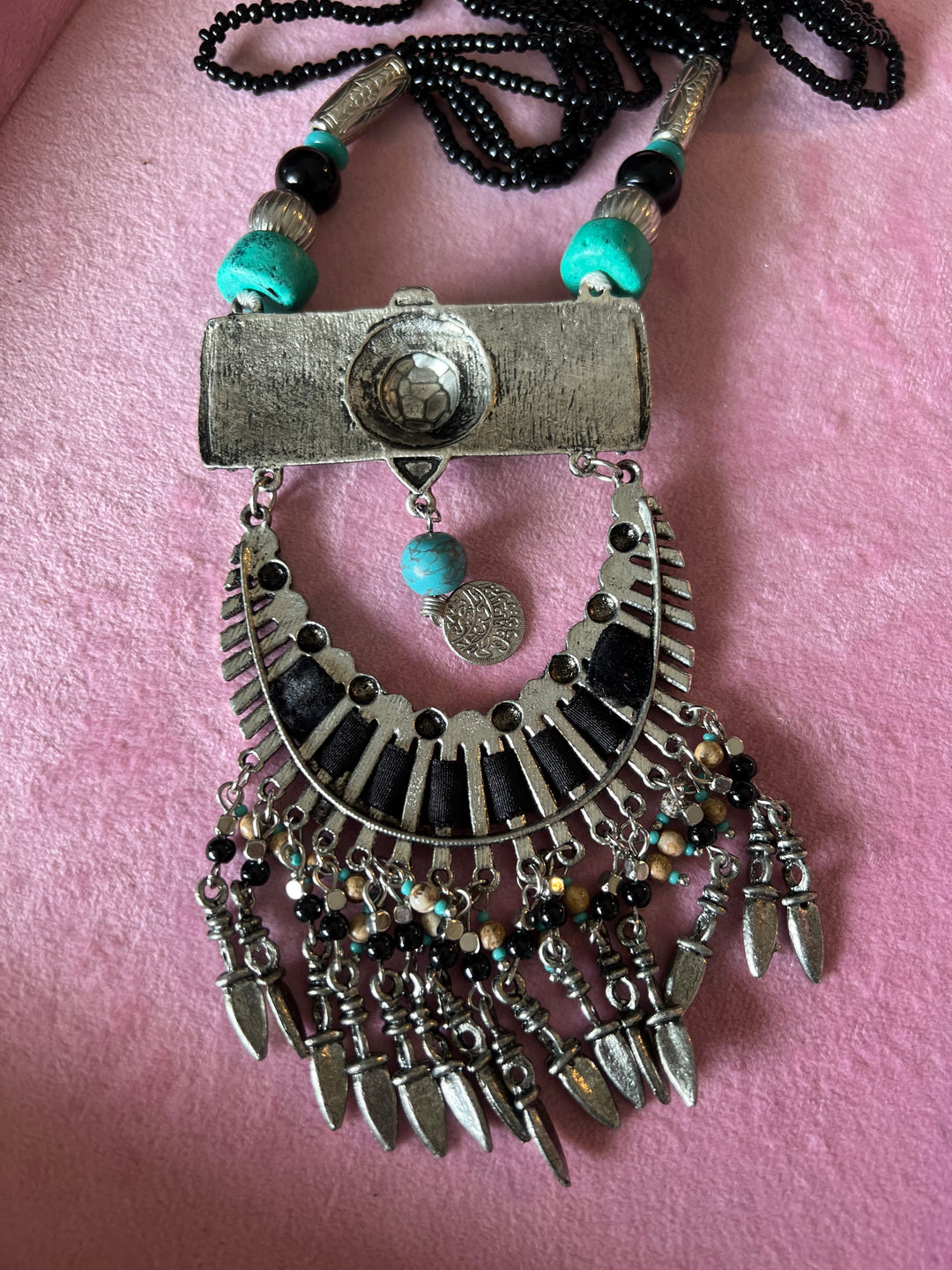 Exquisite Tribal Brass Necklace