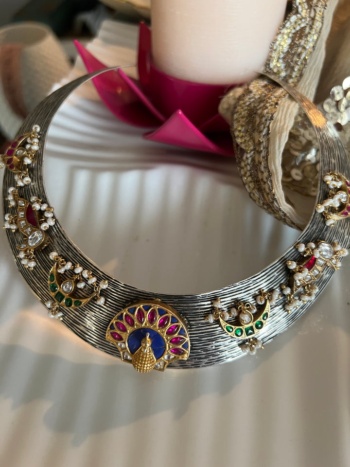 Peacock Motif 925 Silver Necklace - Premium Quality Craftsmanship