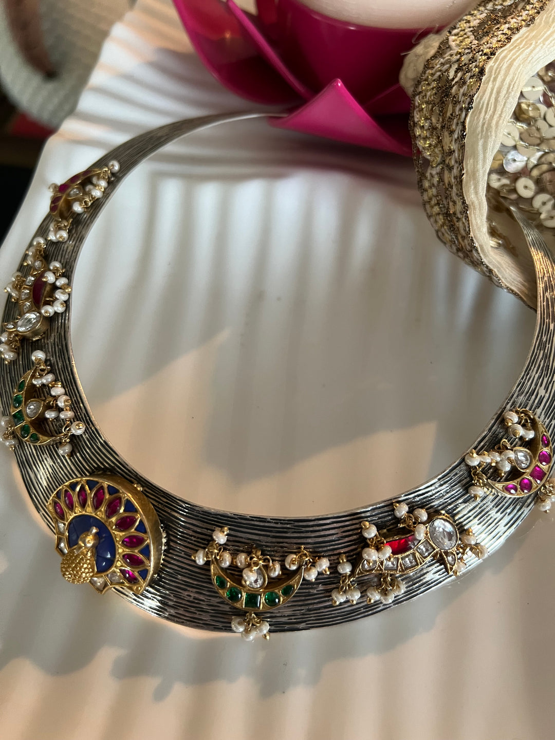 Peacock Motif 925 Silver Necklace - Premium Quality Craftsmanship