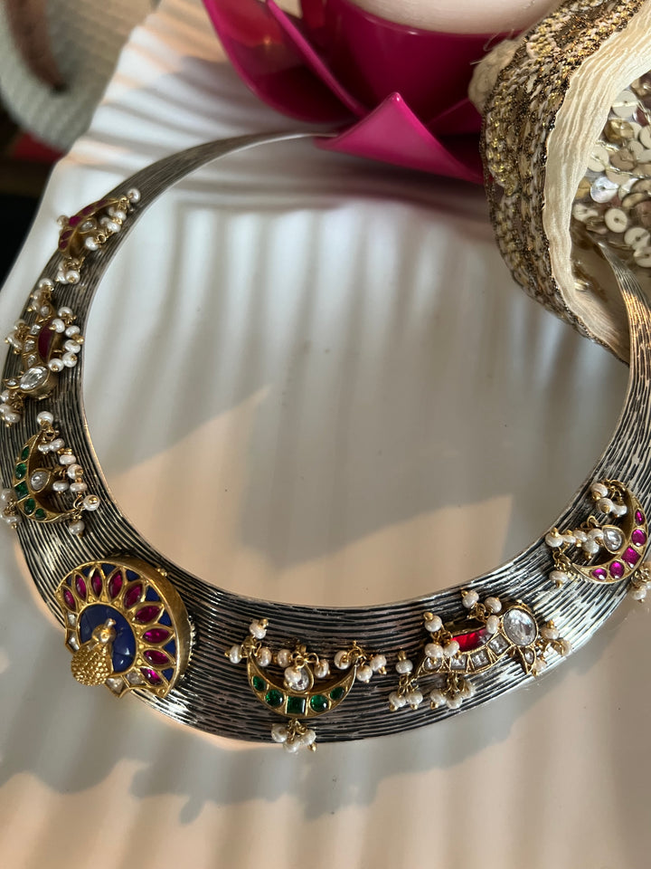 Peacock Motif 925 Silver Necklace - Premium Quality Craftsmanship