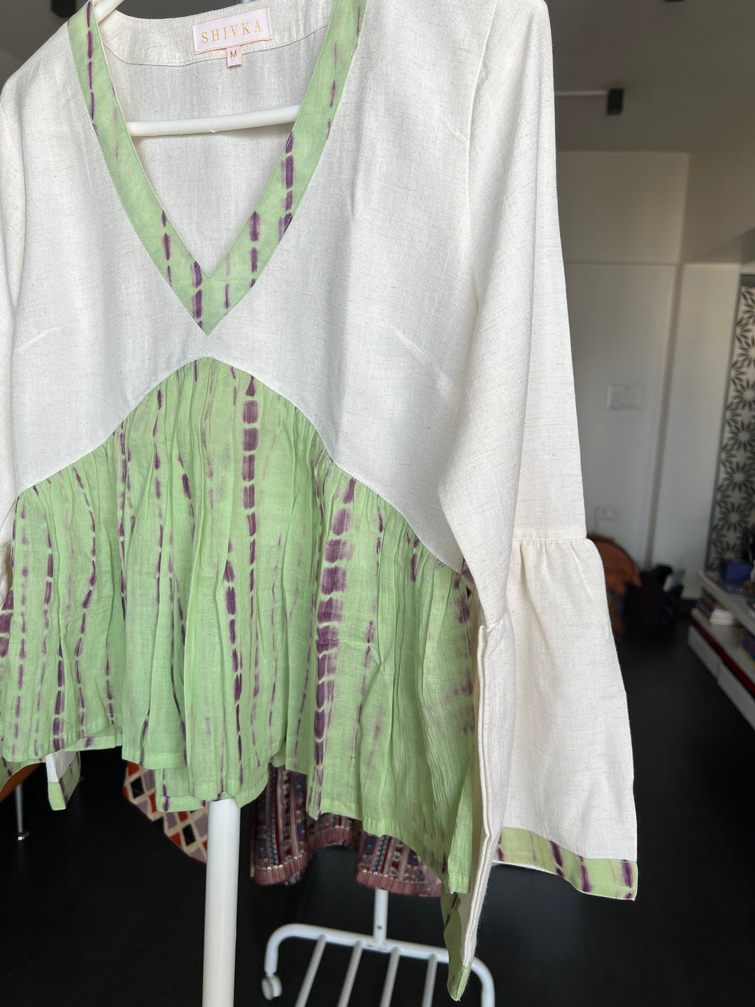 Tie & Dye Top/ Pleated Top/ Western Wear/ Stylish Top