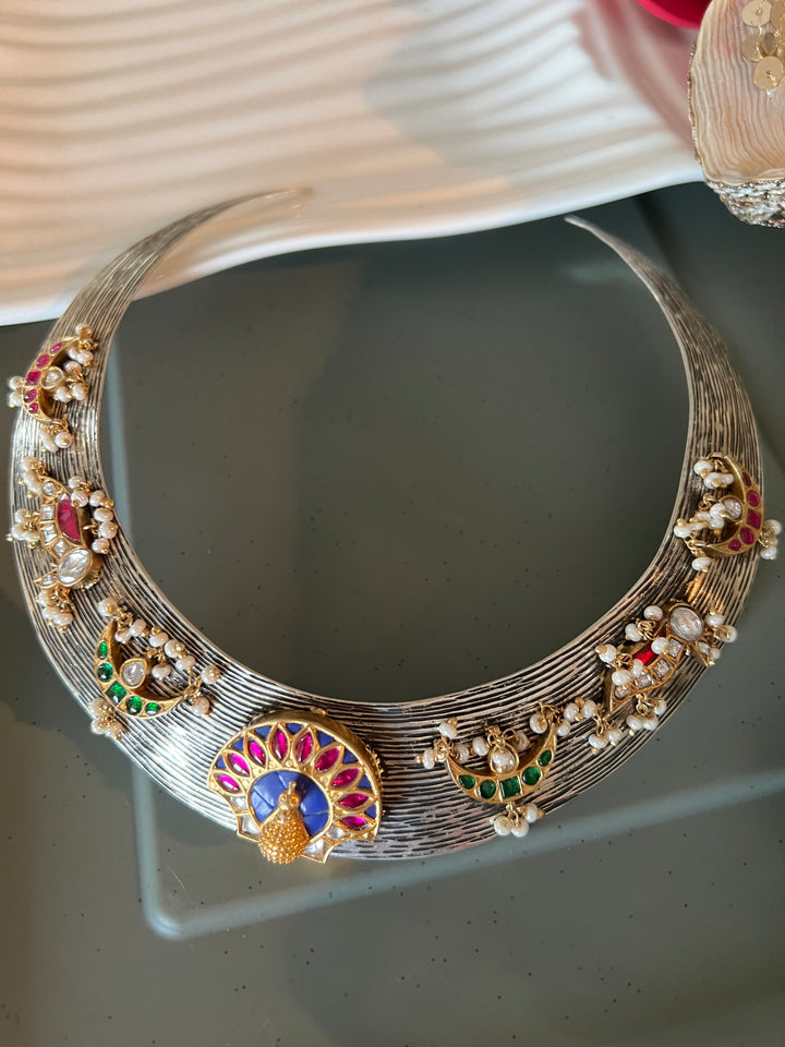 Peacock Motif 925 Silver Necklace - Premium Quality Craftsmanship