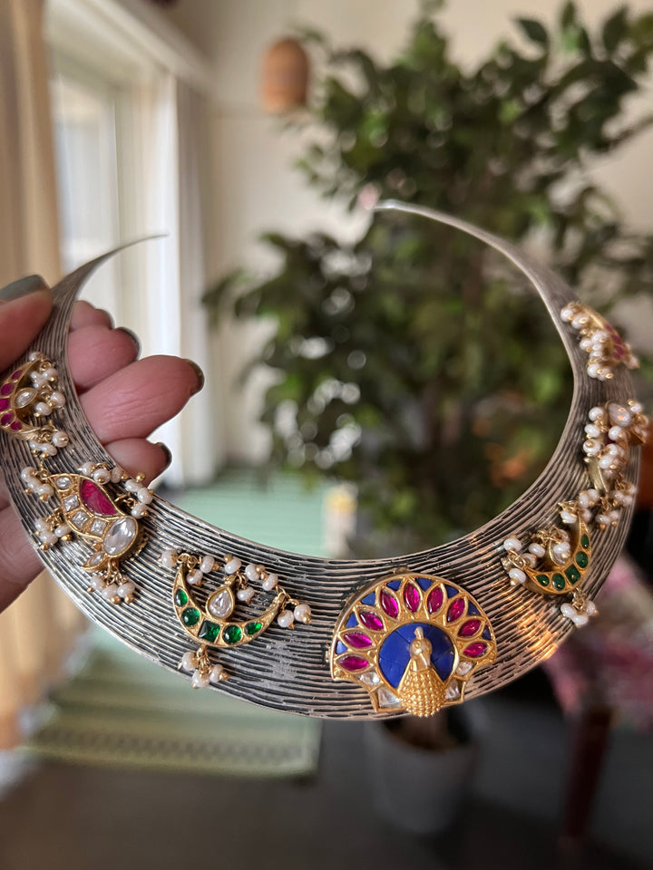 Peacock Motif 925 Silver Necklace - Premium Quality Craftsmanship