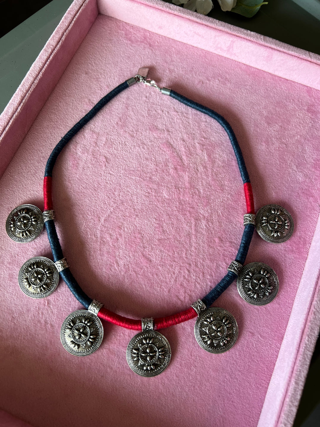 Artisanal Tribal Coin Brass Necklace