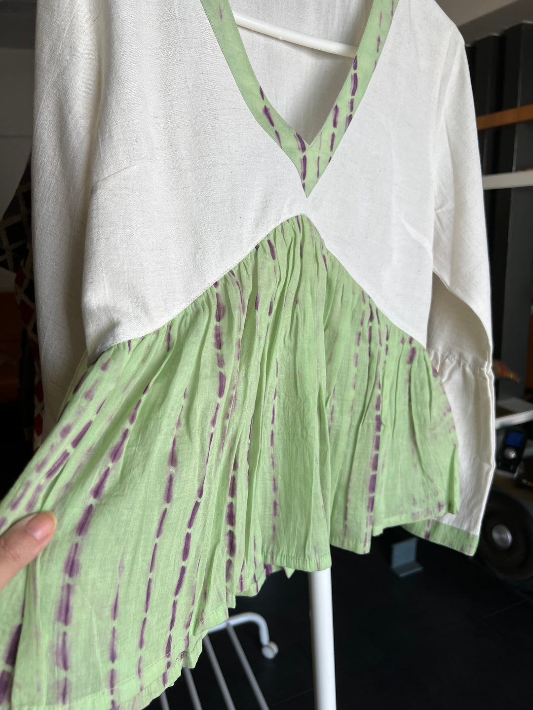 Tie & Dye Top/ Pleated Top/ Western Wear/ Stylish Top