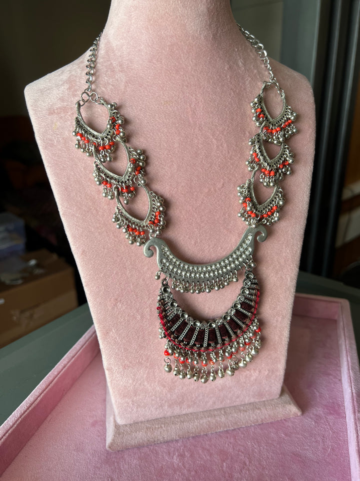 Exquisite Tribal Brass Necklace