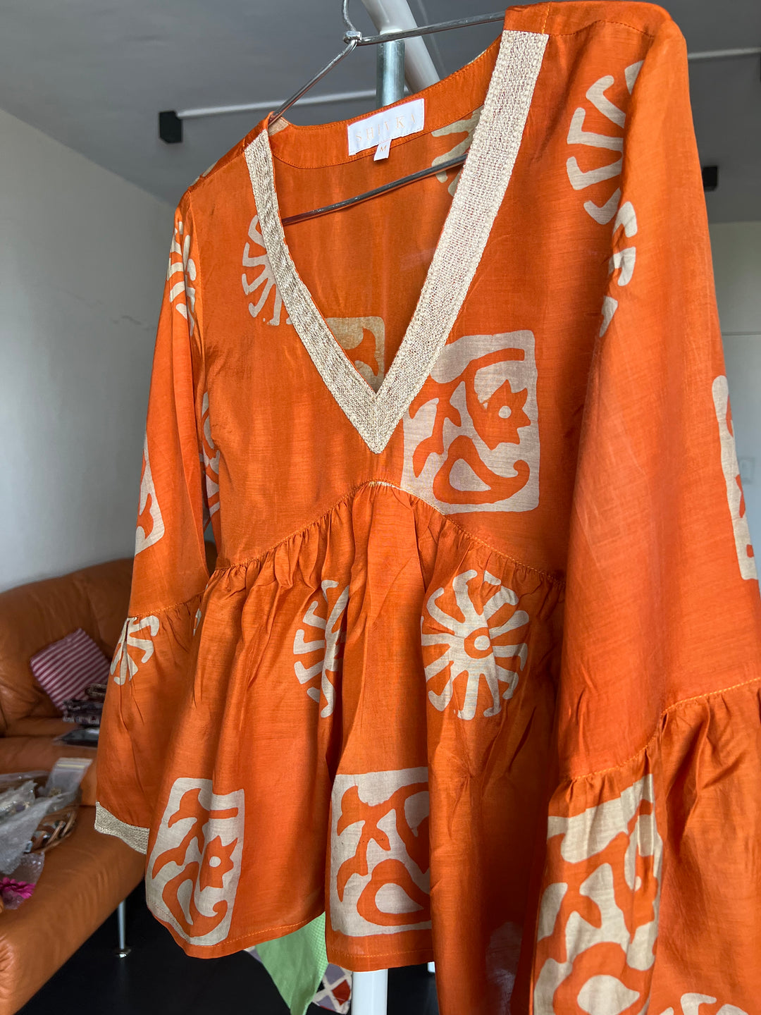 Silk Top/ Pleated Top/ Western Wear/ Stylish Top