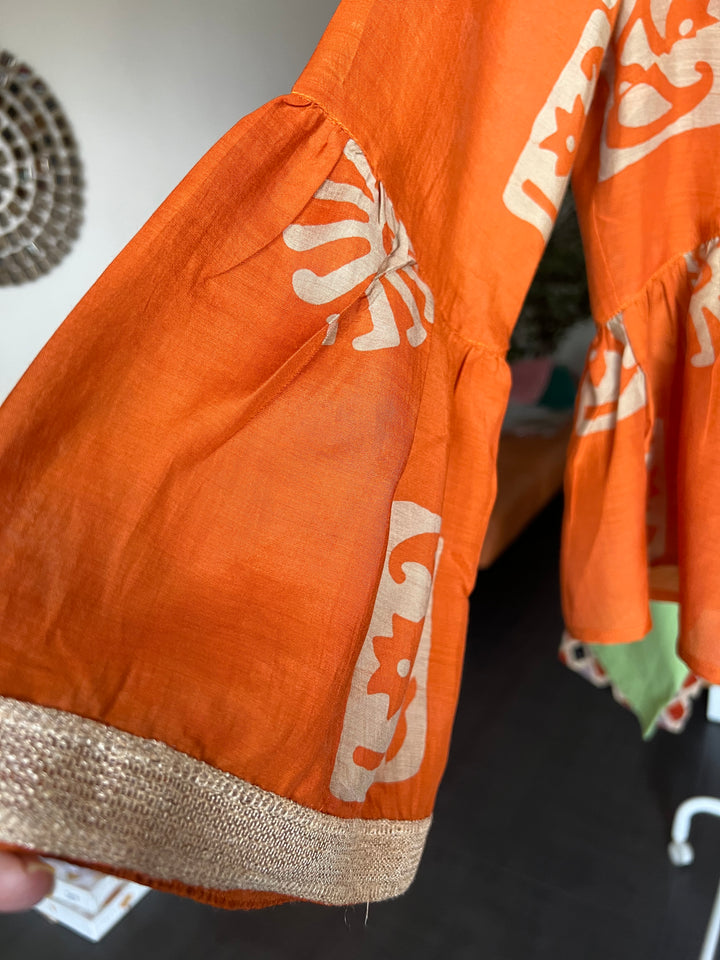 Silk Top/ Pleated Top/ Western Wear/ Stylish Top