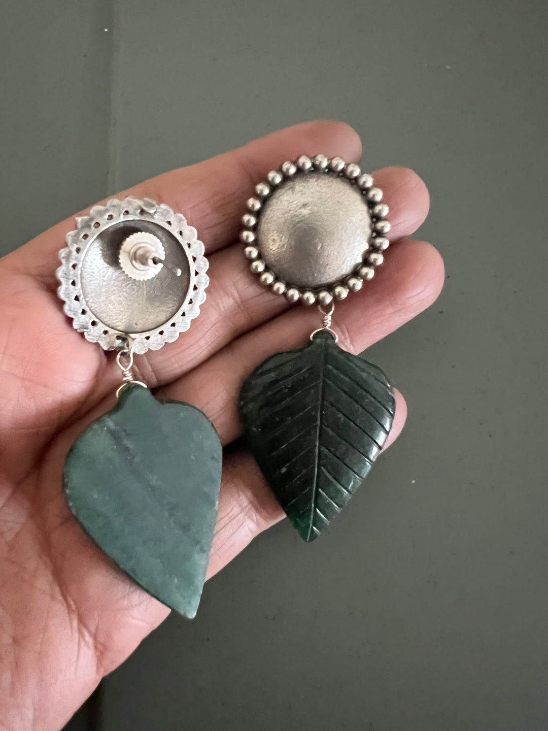 Carved Stone Tribal Earrings - Premium Quality, Exquisite Craftsmanship