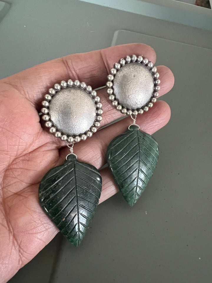 Carved Stone Tribal Earrings - Premium Quality, Exquisite Craftsmanship