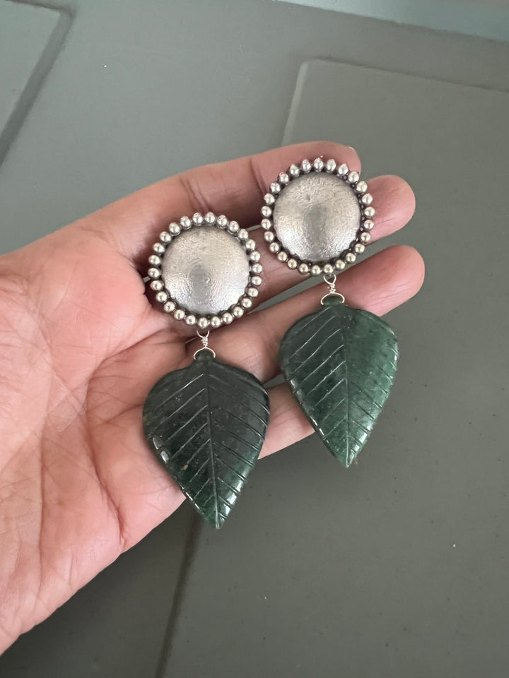 Carved Stone Tribal Earrings - Premium Quality, Exquisite Craftsmanship