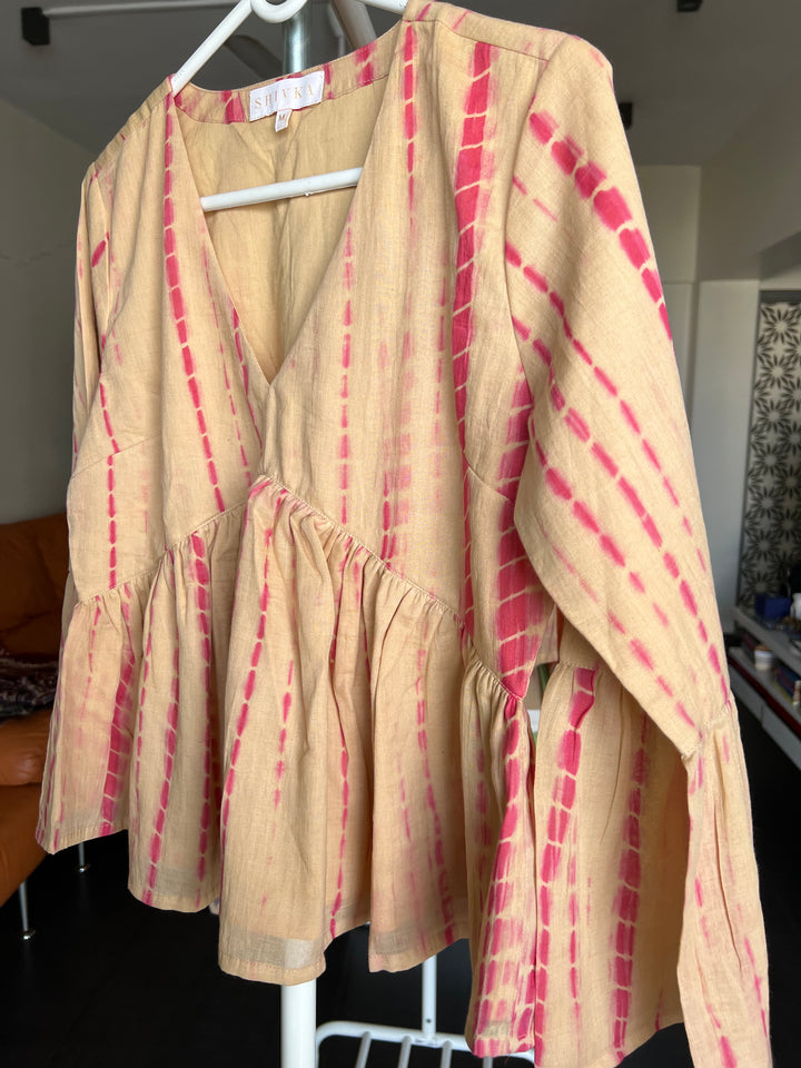 Tie & Dye Top/ Pleated Top/ Western Wear/ Stylish Top