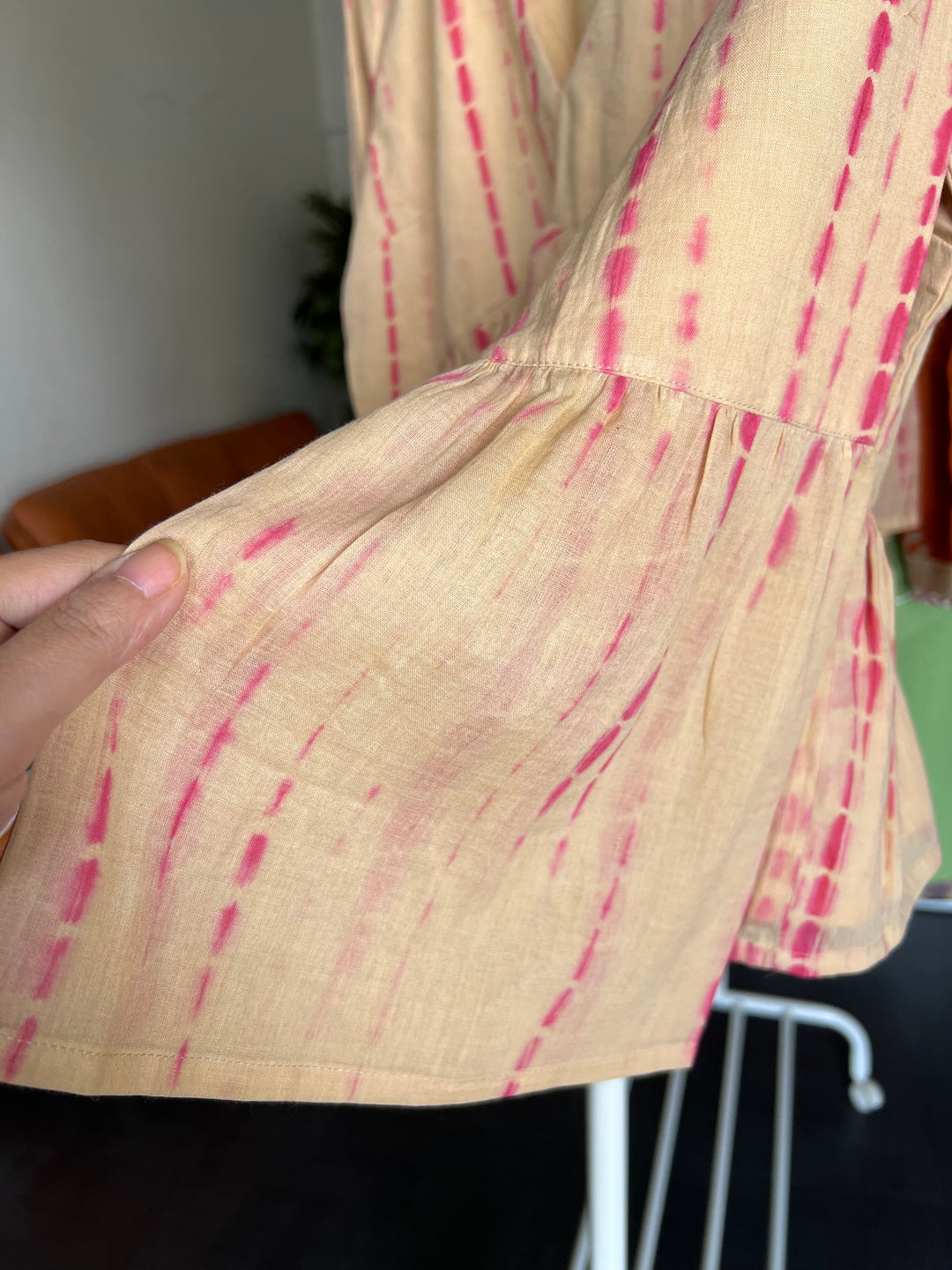 Tie & Dye Top/ Pleated Top/ Western Wear/ Stylish Top