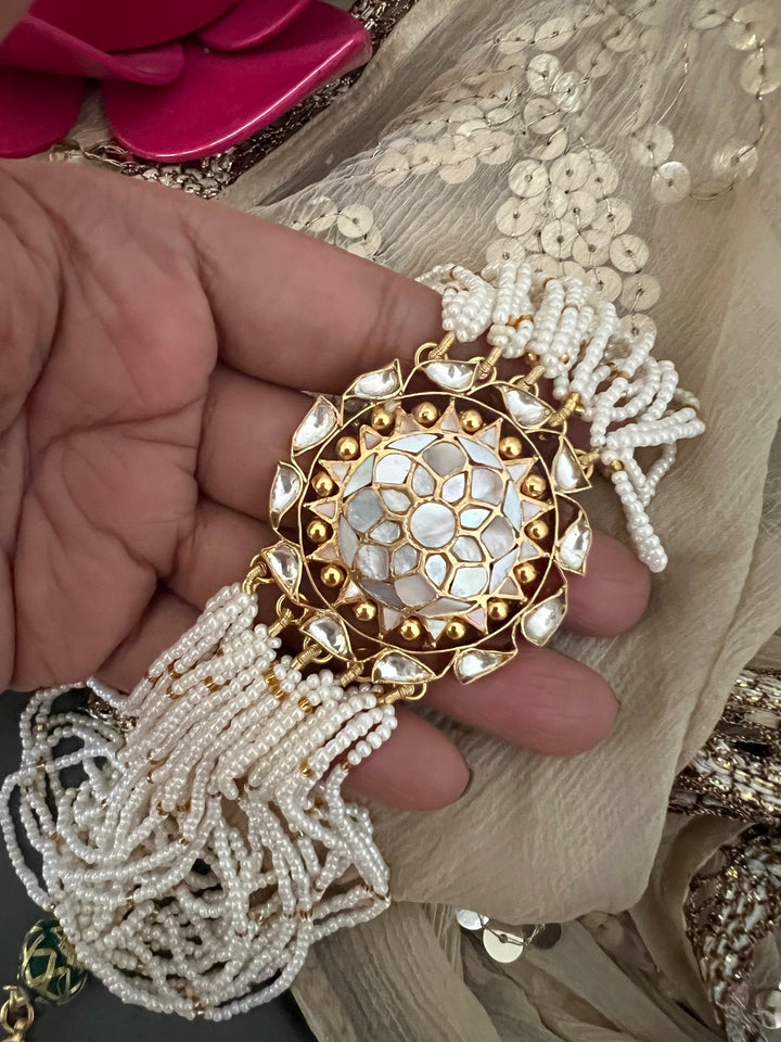 Elegant Mother of Pearl 925 Silver Choker Necklace Set - Unmatched Quality and Style