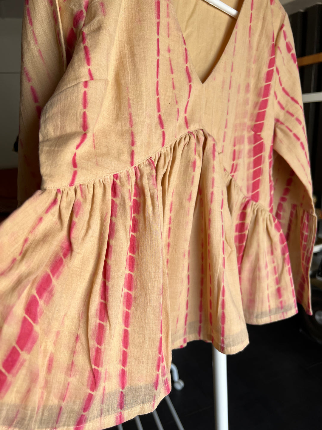 Tie & Dye Top/ Pleated Top/ Western Wear/ Stylish Top