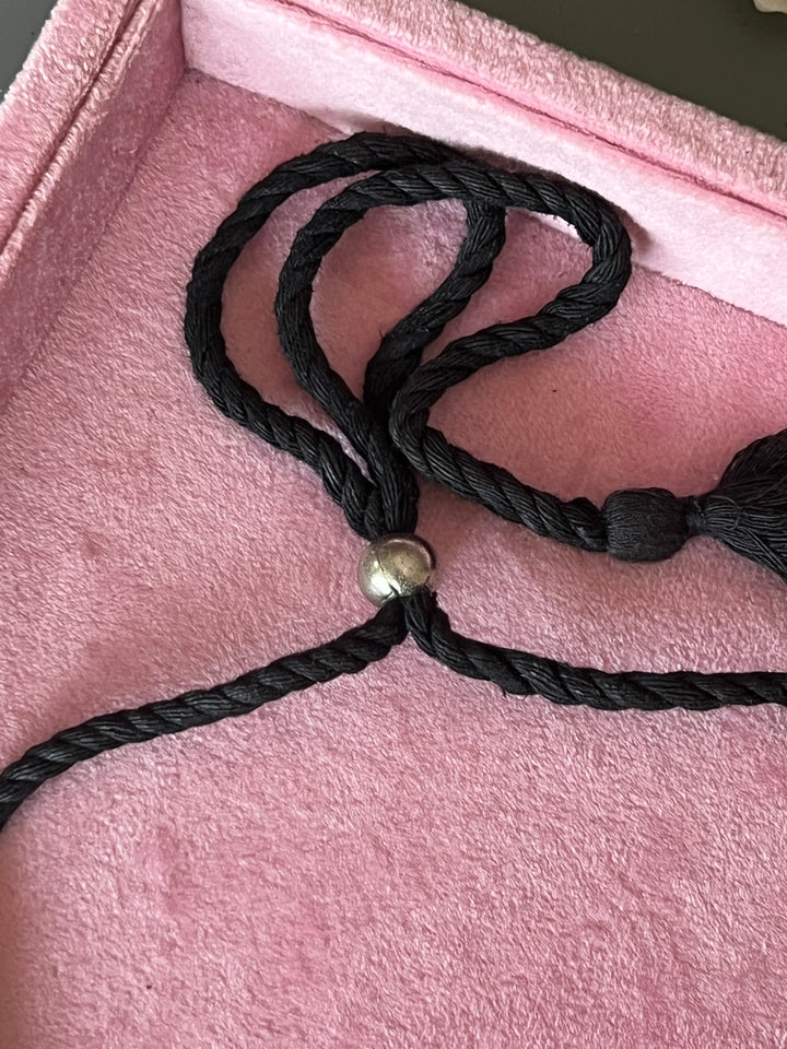 Antique Brass Ghungroo Tasseled Pendant Necklace