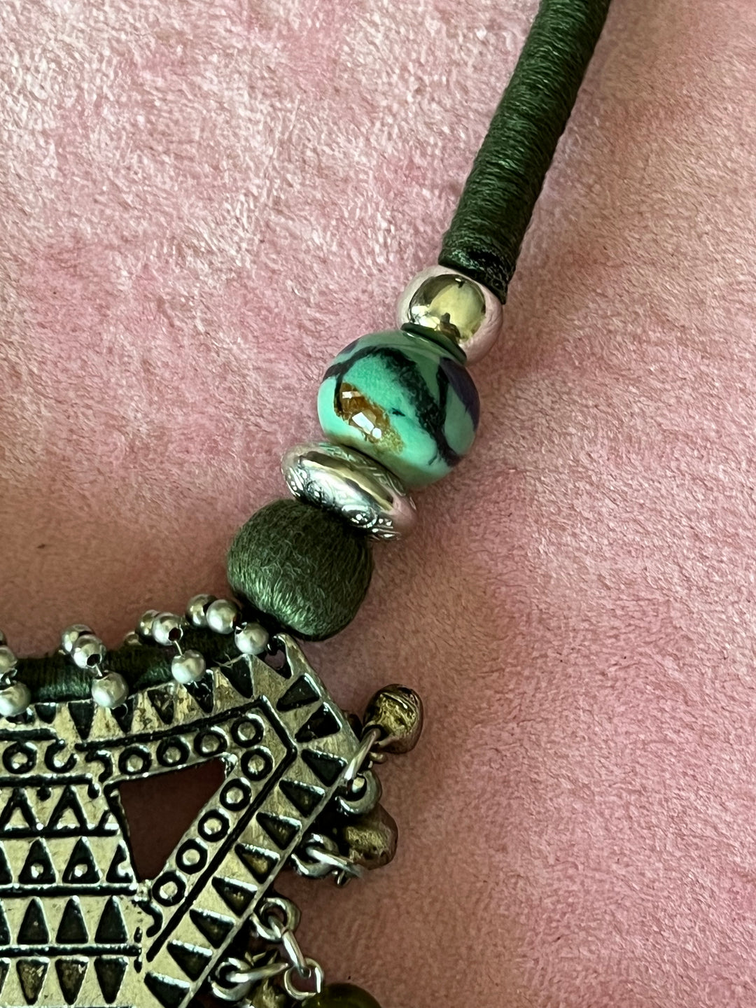 Exquisite Tribal Brass Pendant Necklace