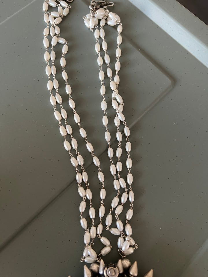 Antique Hand painted Pendant Necklace - Premium Quality Craftsmanship