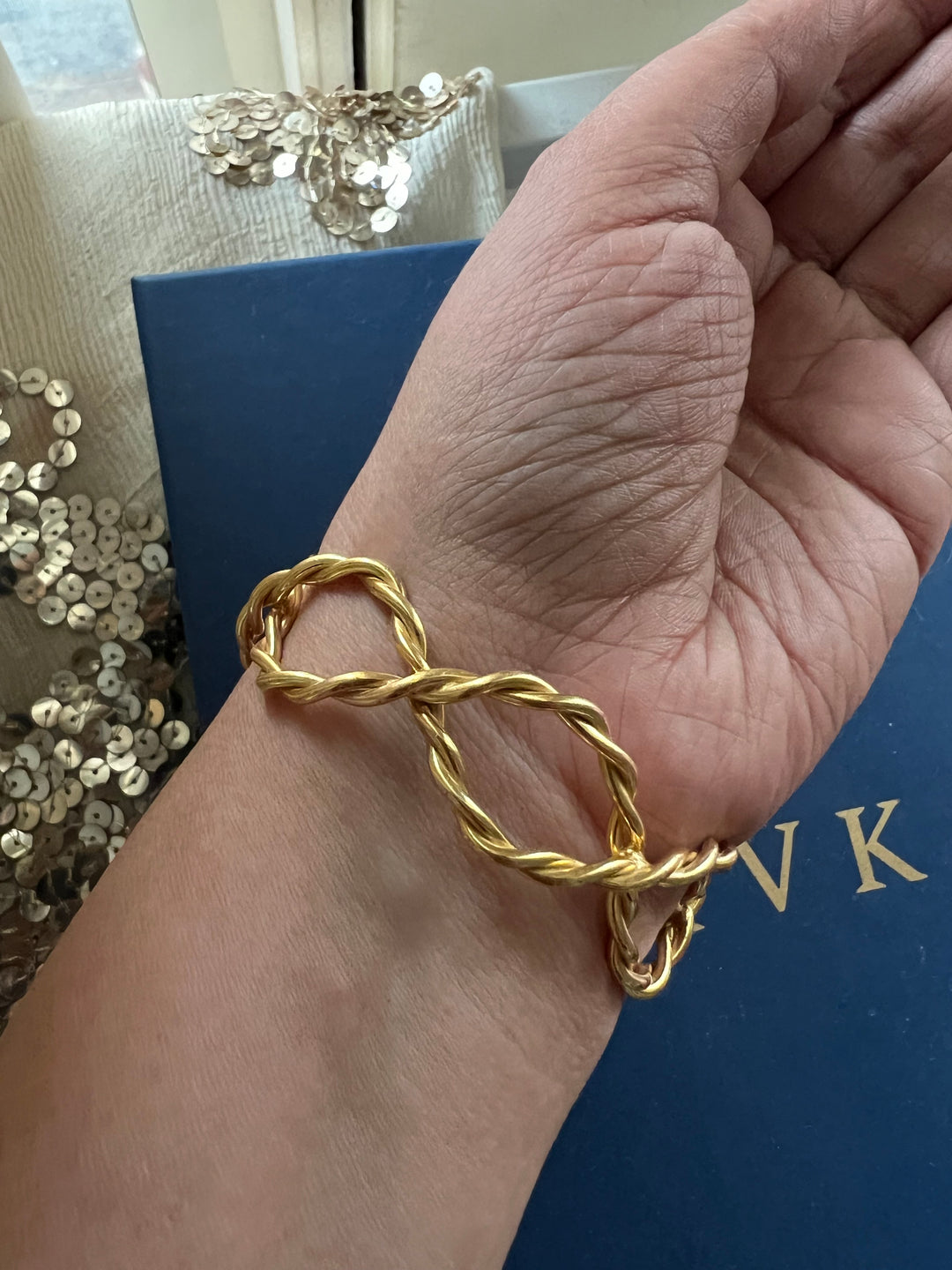 Beautiful Natural Raw Stone Open Cuff